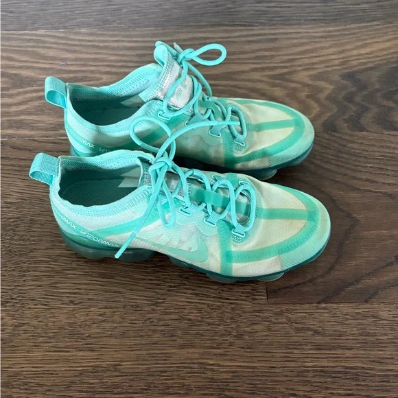 Nike Air VaporMax Flyknit Sneakers - Teal - Picture 5 of 8